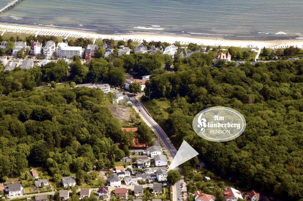 Pension Am Kluenderberg Binz Exteriör bild